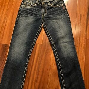 Women’s silver suki capri jeans W 28